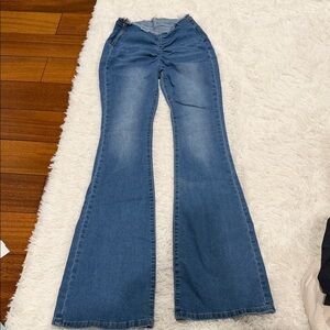 Women's Blue Flared Jeans